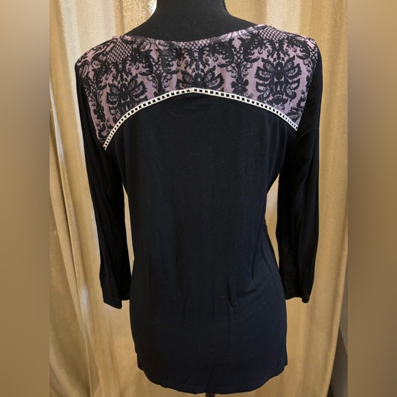 Buckle quarter sleeve shirt with lots of details size S - Picture 5 of 8